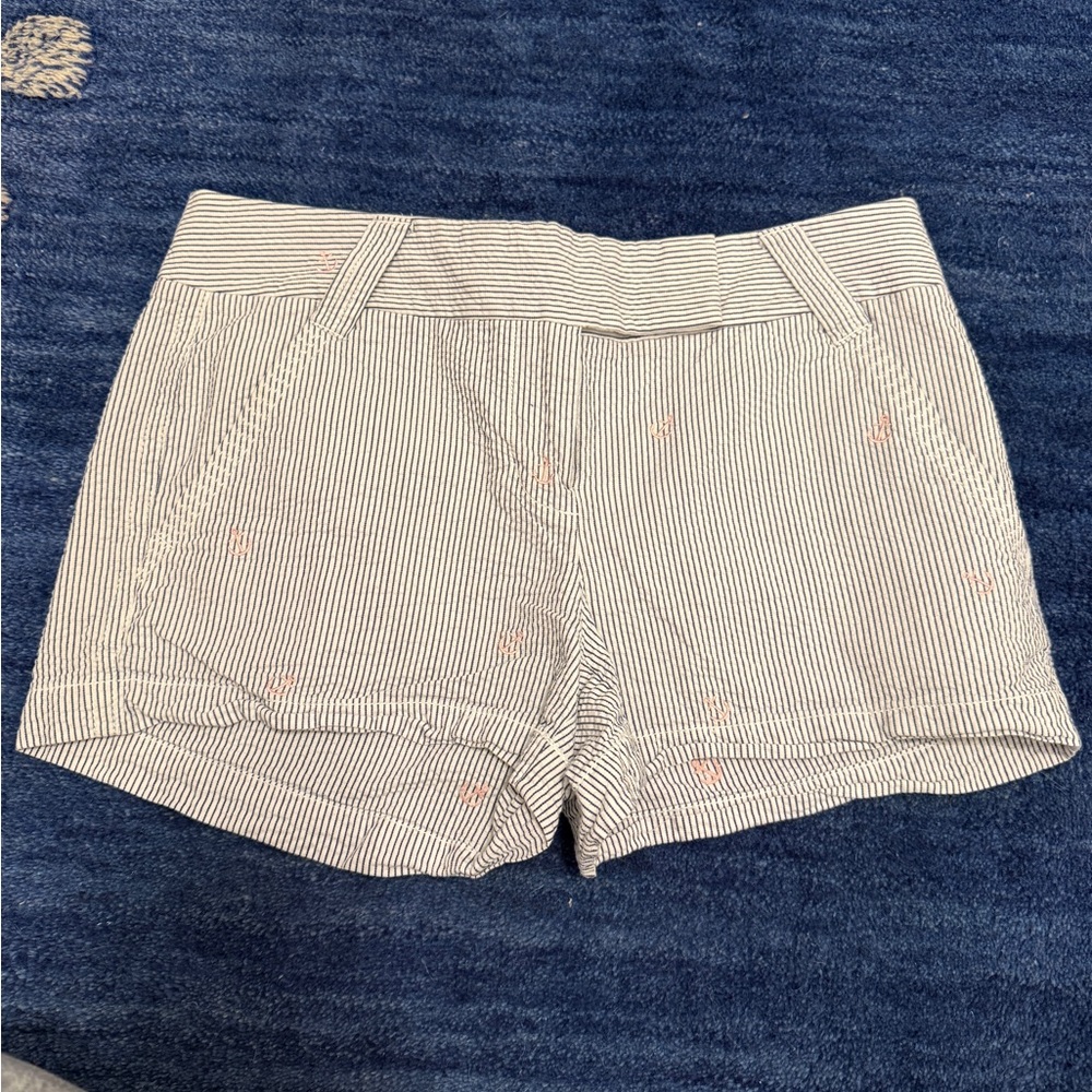 J. Crew Black and White Bermuda Shorts Classic Tailored Style